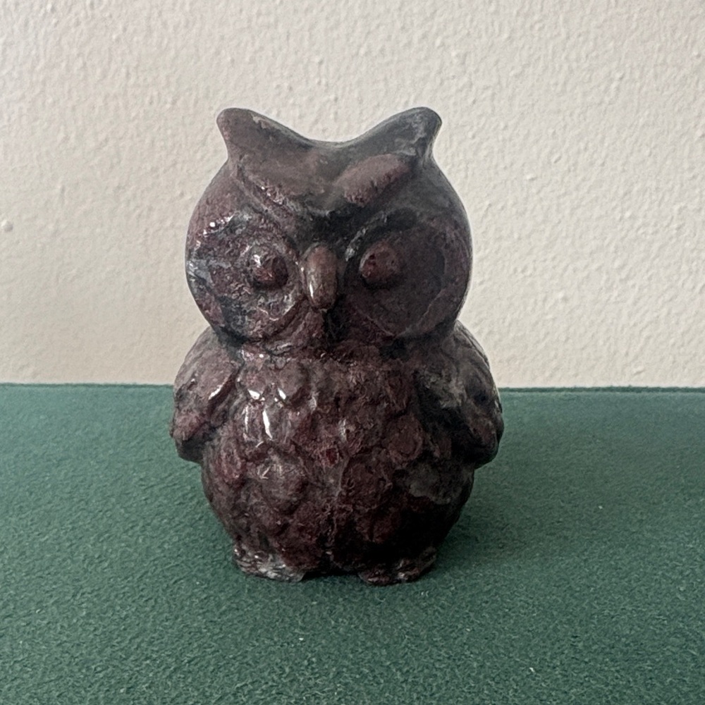 Genuine Garnet Owl